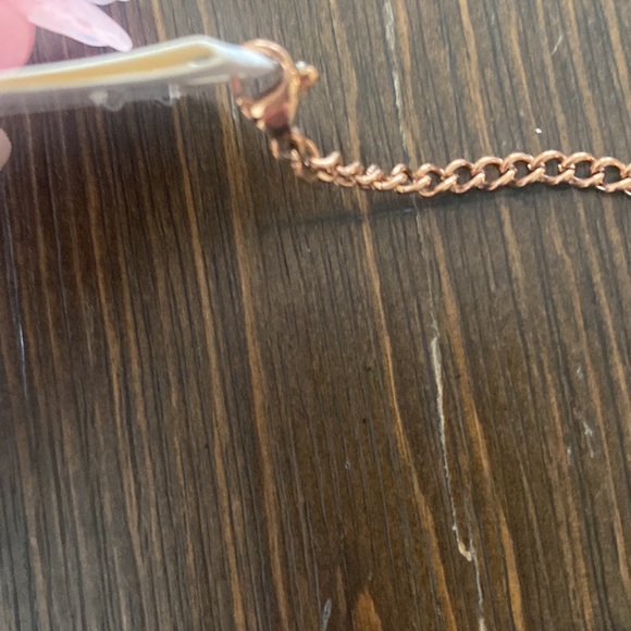 ROSÉGOLD STAINLESS STEEL EVIL EYE BRACELET - Picture 5 of 6